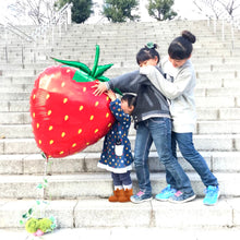 Load image into Gallery viewer, Strawberry Holographic Foil Balloon(39inch):1bag(10pieces)