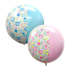 Load image into Gallery viewer, SphereBalloon with floral pattern:1bag(10pieces)