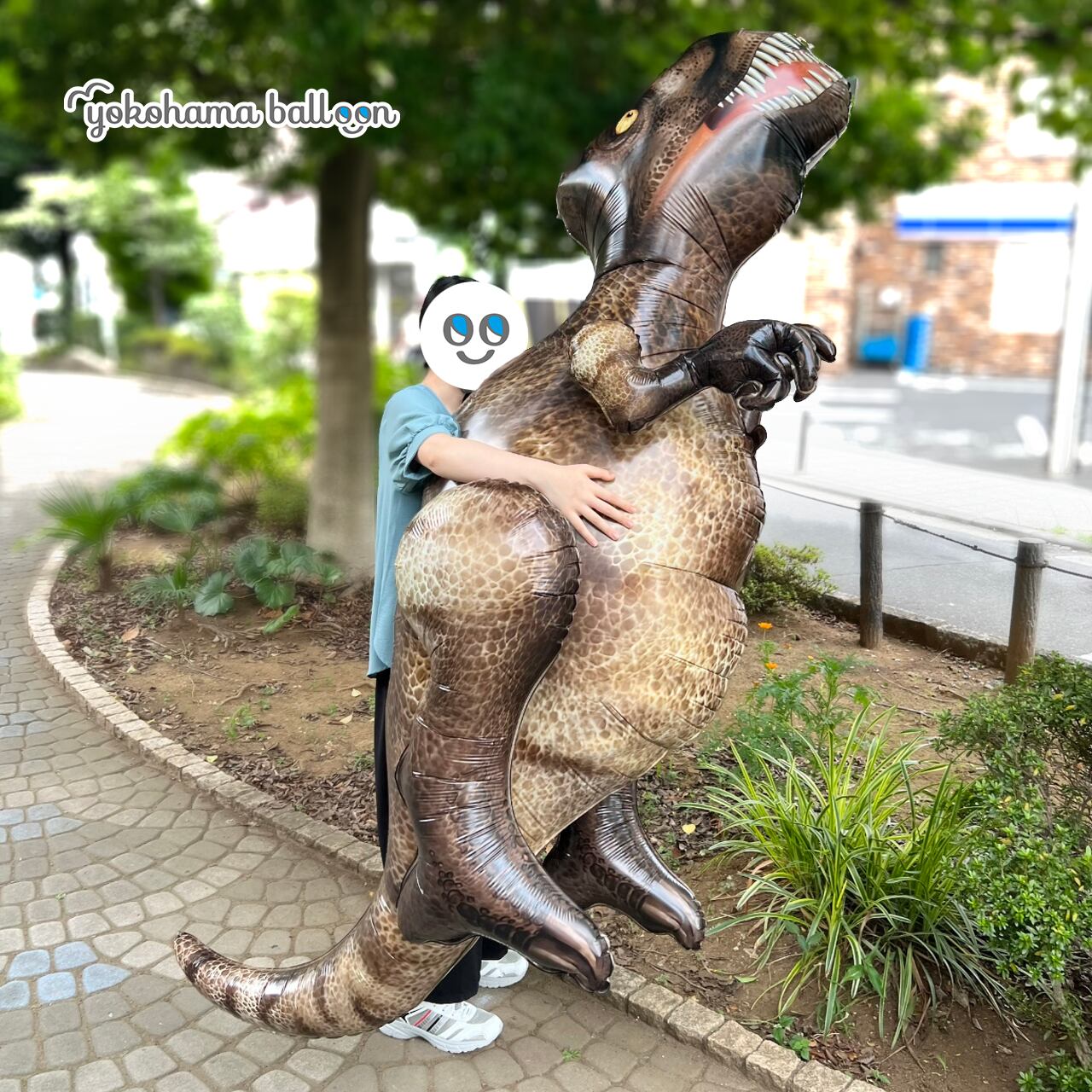 The Mega-Gigantic 3D T-REX Tyrannosaurus Foil Balloon – Yokohama Balloon