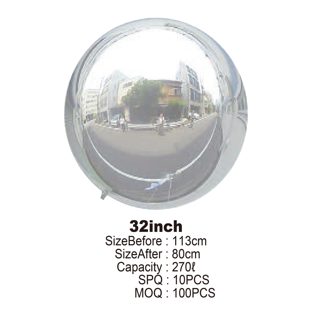 Sphere Balloon(32inch)：1bag(10pieces)